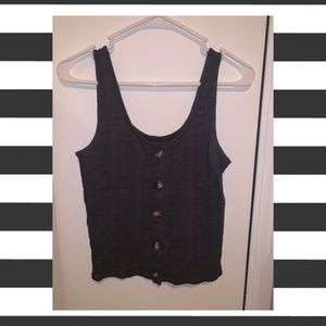American Eagle Button Front Tank Top